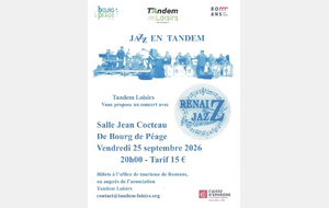 Concert Jazz en Tandem 🎶